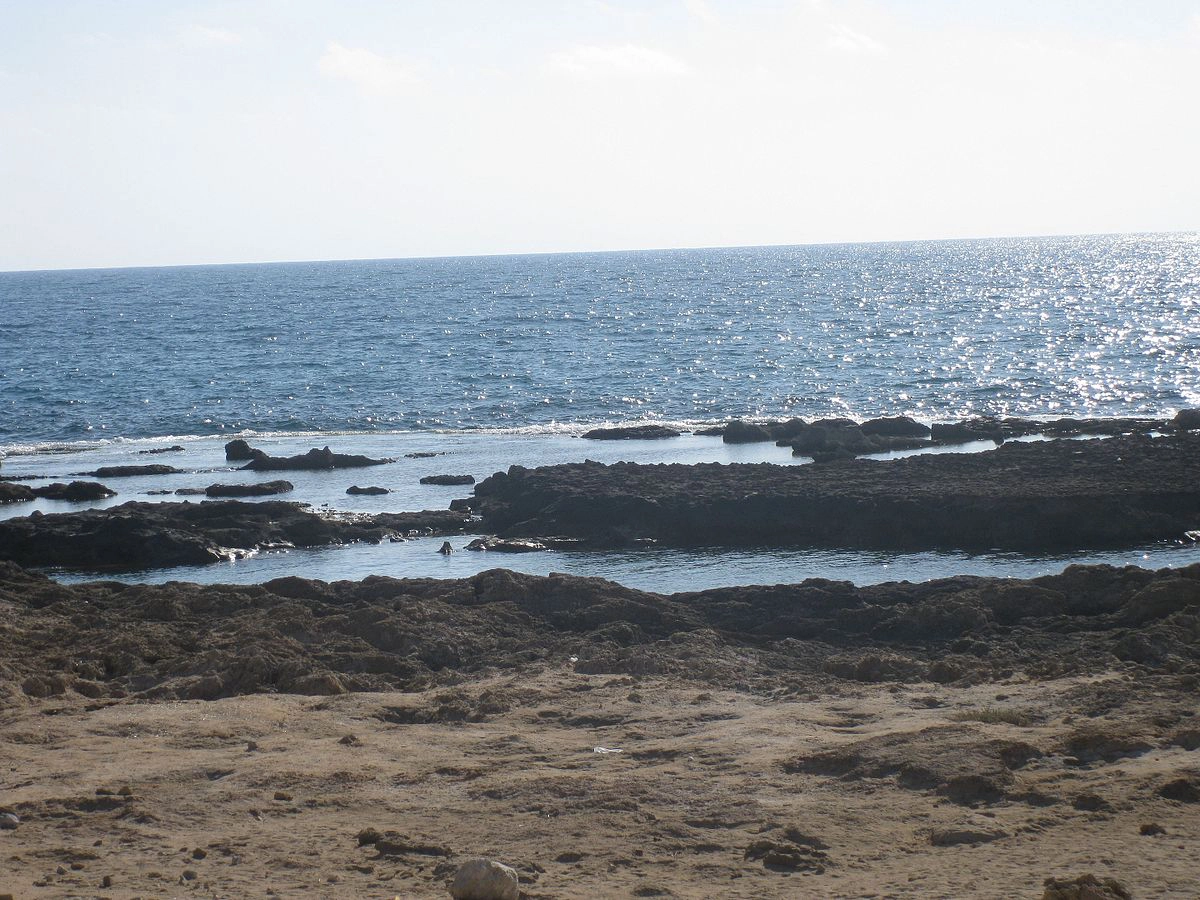 Achziv Strand tenger hőmérséklete