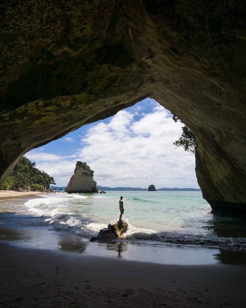  Cathedral Cove  strand - New Zealand