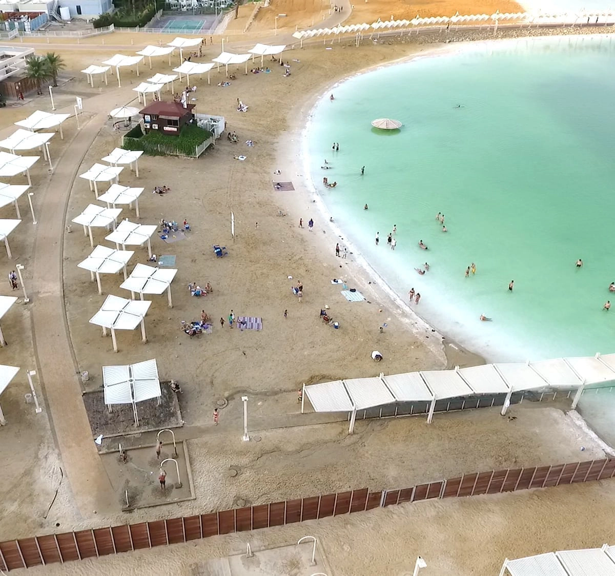 Ein Bokek Strand tenger hőmérséklete