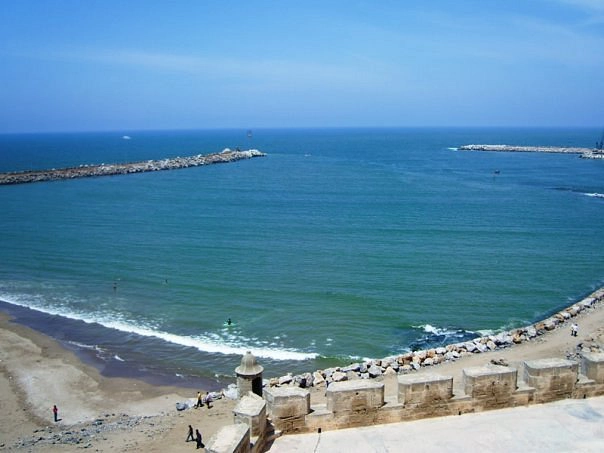 Essaouira Strand tenger hőmérséklete