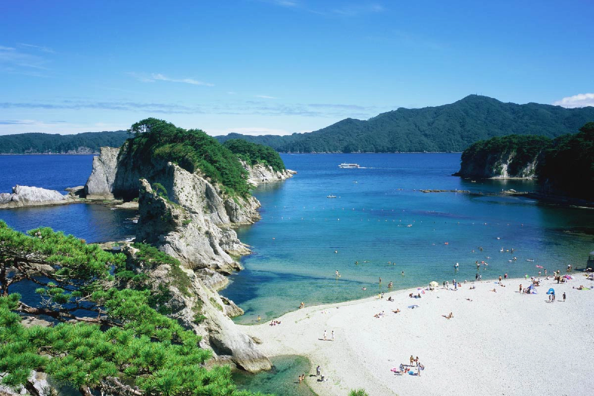  Jodogahama  strand - Japán