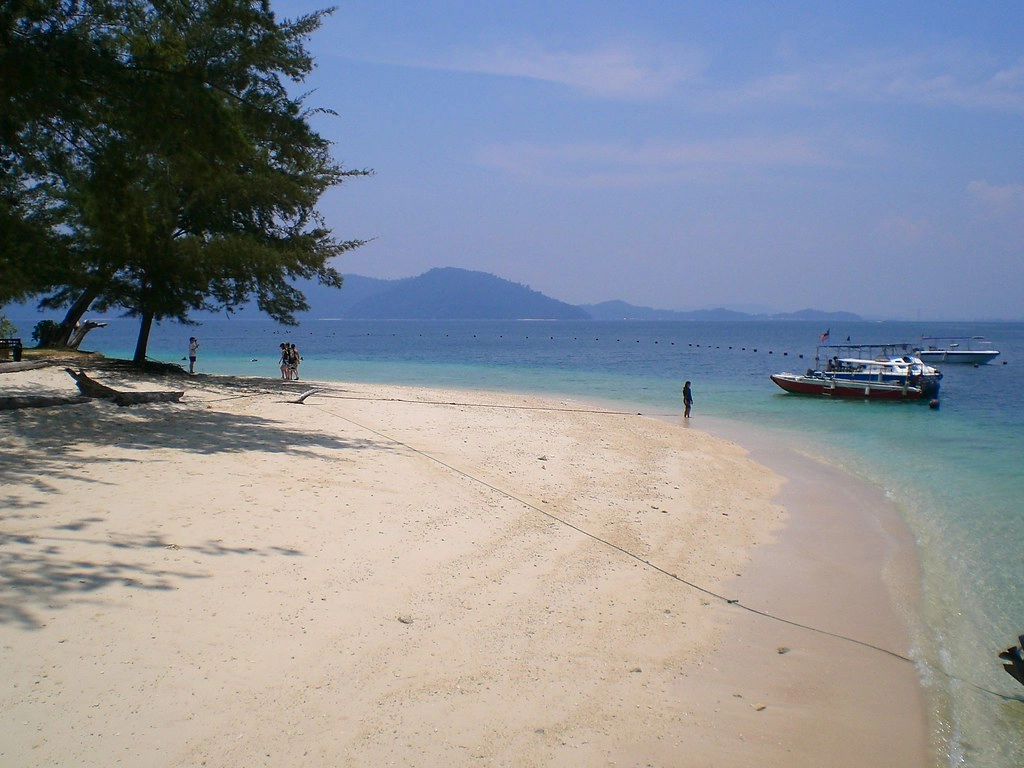  Mamutik Island  strand - Malaysia