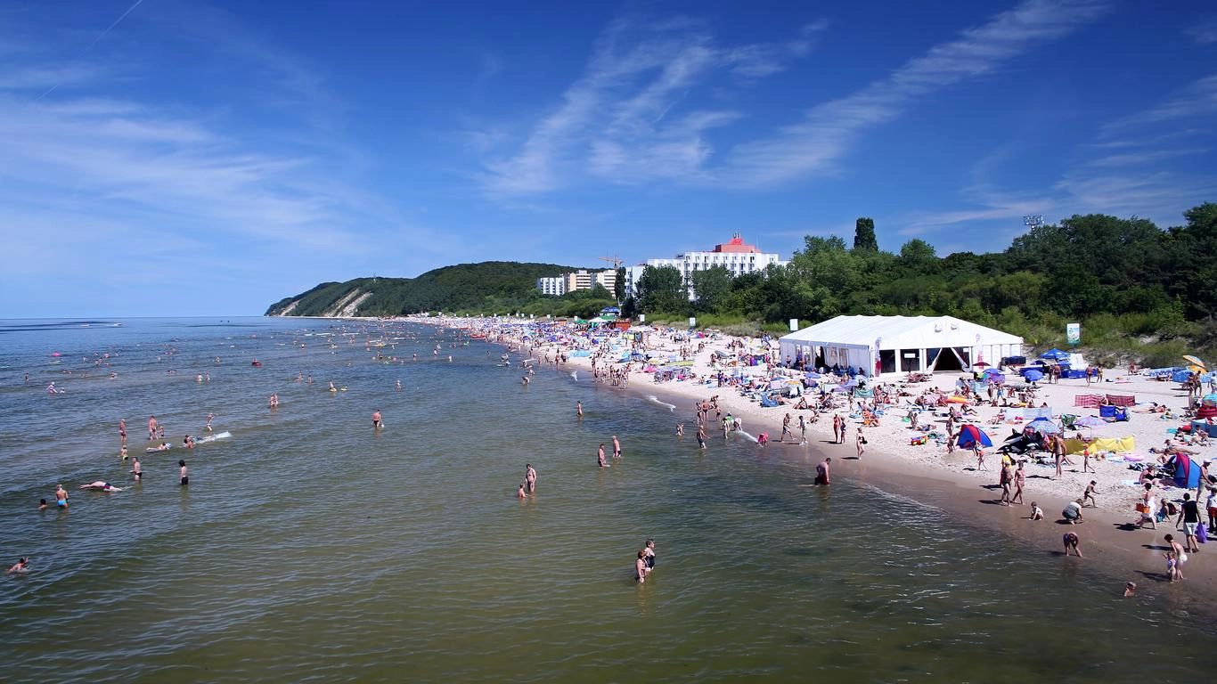  Miedzyzdroje  strand - Poland