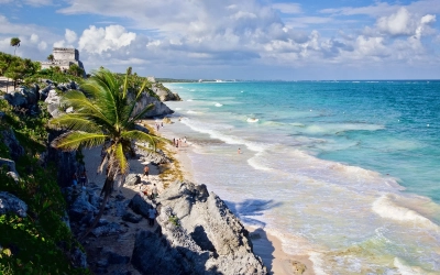 El Castillo strand